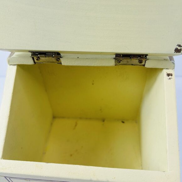 Vintage Official Scout Decorative Wood Box First Aid Kit Images Hinged 6X6" - Picture 3 of 9